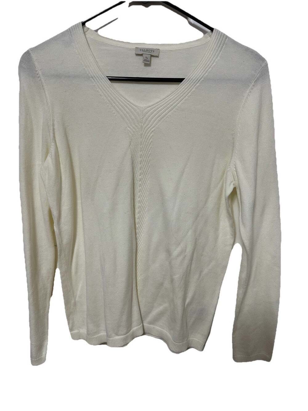 TALBOT’s Women’s Ivory Pullover Sweater Small Petite
